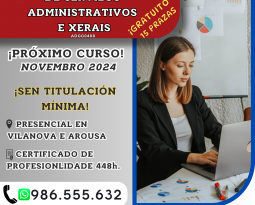 🌟 ¡Curso GRATUITO!🌟  ¡Operacións Auxiliares de Servizos Administrativos e Xerais!